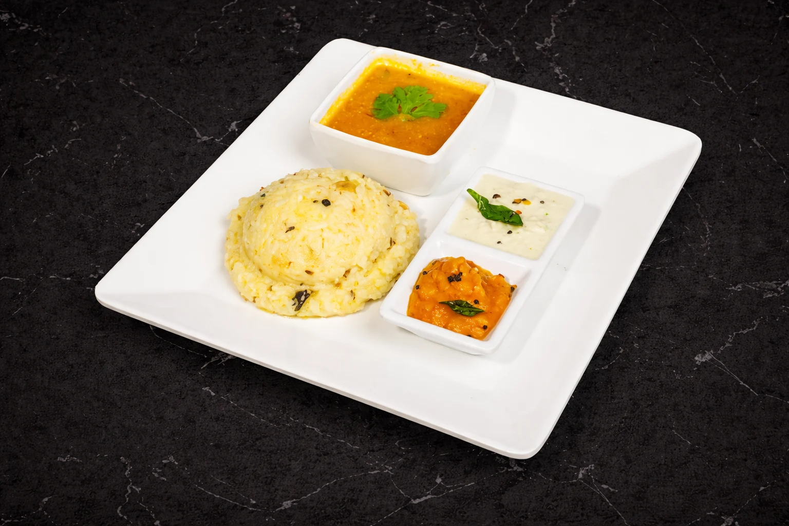 Authentic South Indian dishes including Masala Dosa, Idli Sambar, Pongal, Medu Vada served at A2B NC North Carolina